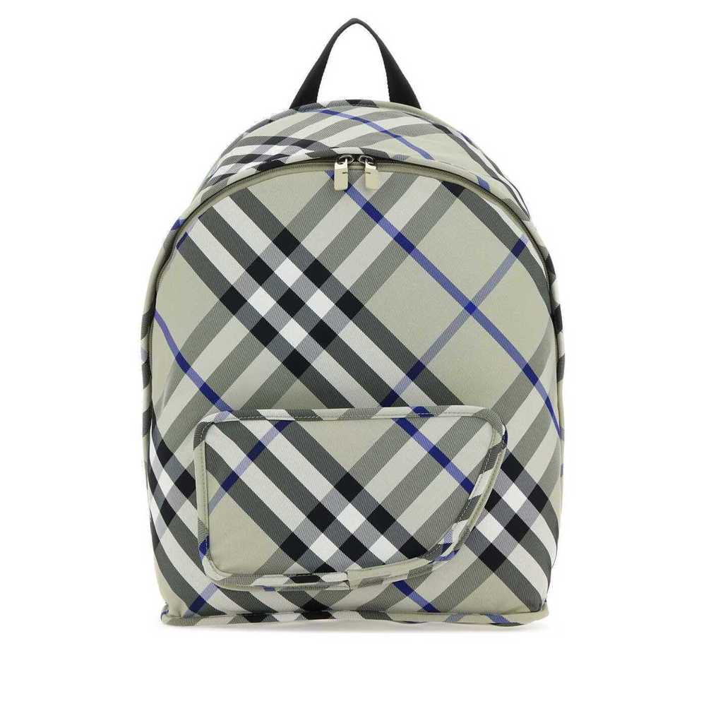 Burberry Shield Nylon Backpack Beige - image 1